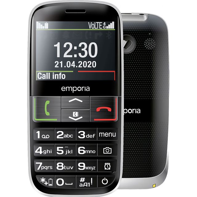 Emporia EUPHORIA-LTE 128MB Bar Phone in Black