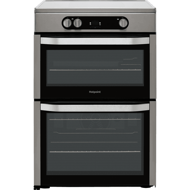 Hotpoint HDM67I9H2CX/UK 60cm Electric Cooker with Induction Hob - Silver - A/A Rated