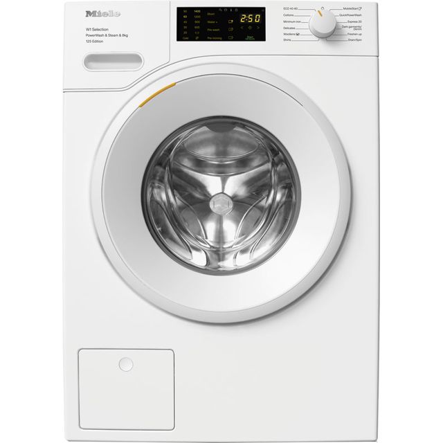 Miele W1 WSB383 WCS 8kg WiFi Connected Washing Machine with 1400 rpm - White - A Rated