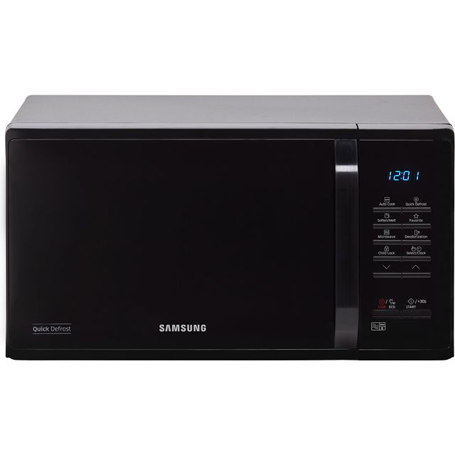 Samsung MS23K3513AK 28cm tall, 49cm wide, Freestanding Compact Microwave - Black