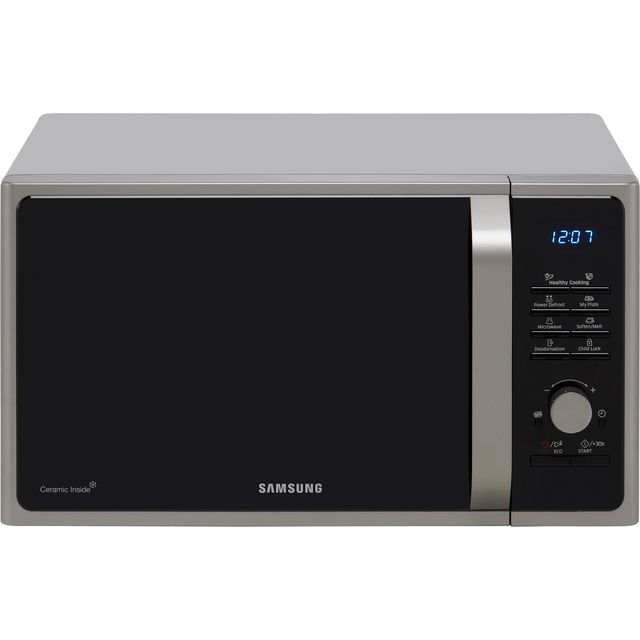 Samsung MS28F303TAS 30cm tall, 52cm wide, Freestanding Compact Microwave - Silver