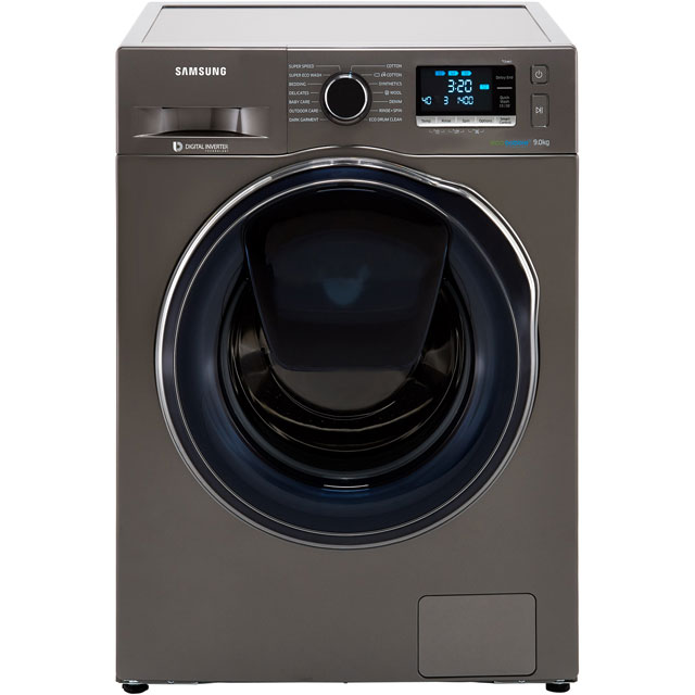 Samsung AddWash™ ecobubble™ WW90K6414QX 9Kg Washing Machine with 1400 rpm - Graphite - A+++ Rated - WW90K6414QX_GH - 1