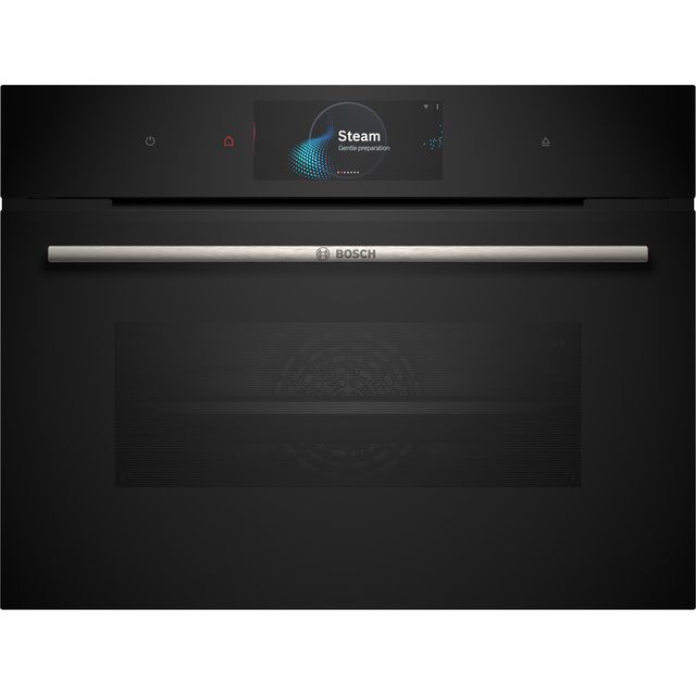 Bosch Series 8 CSG7584B1 Built In Compact Electric Single Oven - Black - A+ Rated