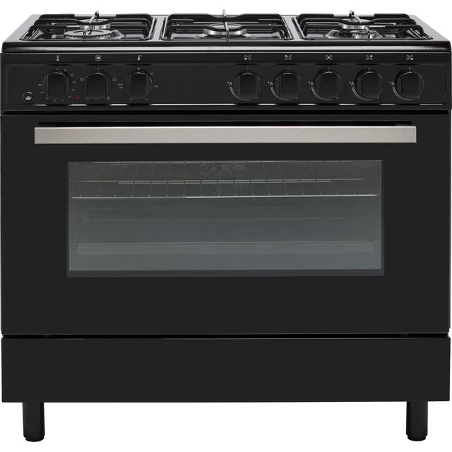 Electra SDF90B 90cm Dual Fuel Range Cooker - Black - A Rated