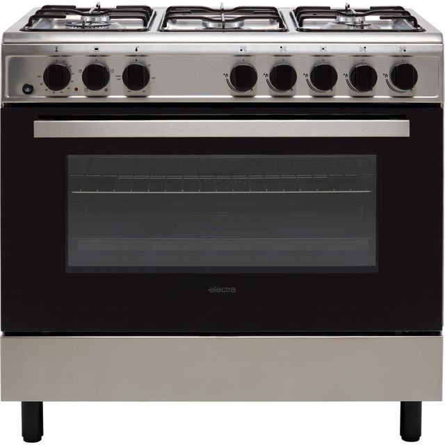 Electra SDF90SS 90cm Dual Fuel Range Cooker - Stainless Steel - A Rated