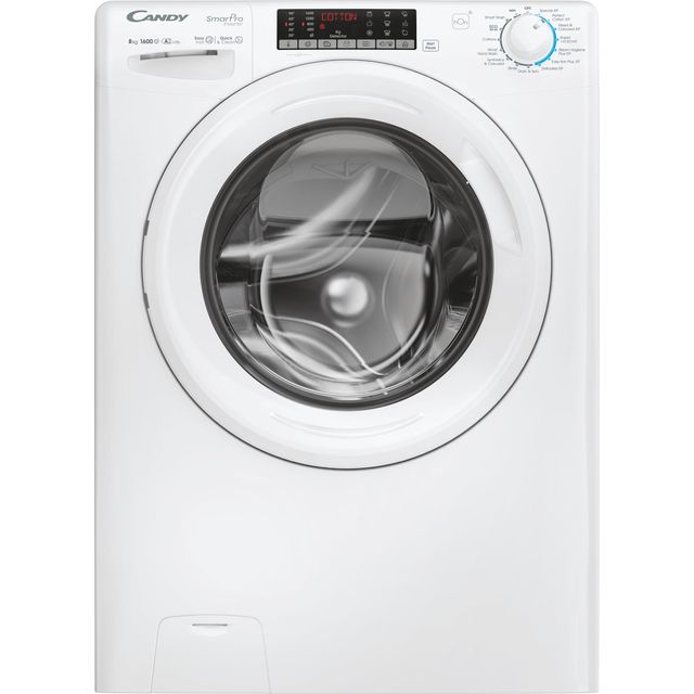 Candy Smart Pro Inverter CSO686TWM6-80 8kg Washing Machine with 1600 rpm - White - A Rated