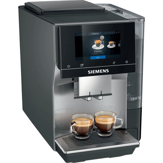 Siemens EQ.700 TP705GB1 Bean to Cup Coffee Machine - Silver / Black