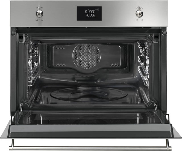Smeg Classic SF4390MCX Built In Electric Single Oven - Stainless Steel - SF4390MCX_SS - 2
