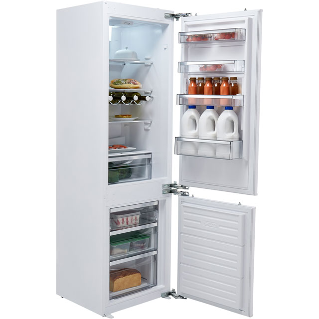 Sharp SJ-B1237M00X-EN Integrated 60/40 Frost Free Fridge Freezer with Fixed Door Fixing Kit - White - A+ Rated