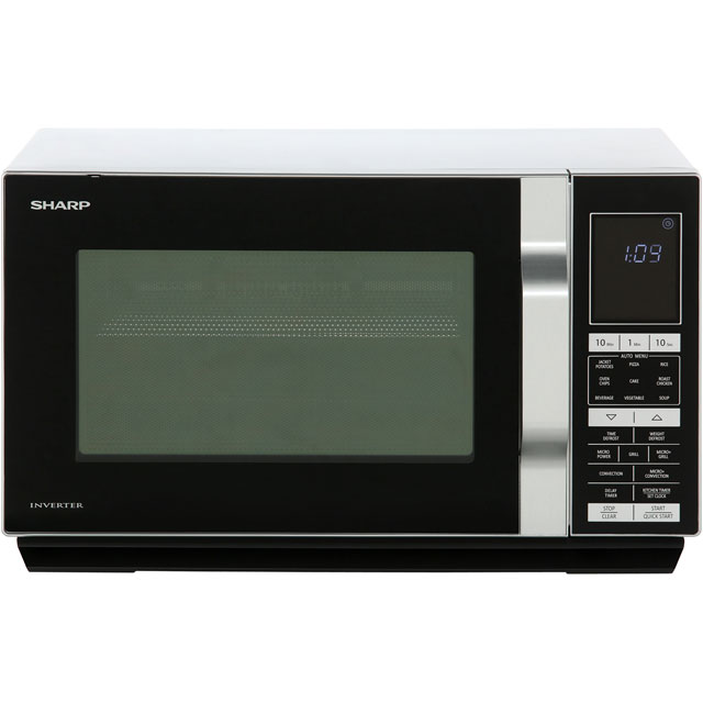 Sharp R890S 28 Litre Combination Microwave Oven - Silver