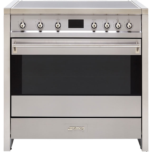 Smeg A1PYID-9 Opera 90cm Electric Range Cooker - Stainless Steel - A1PYID-9_SS - 1