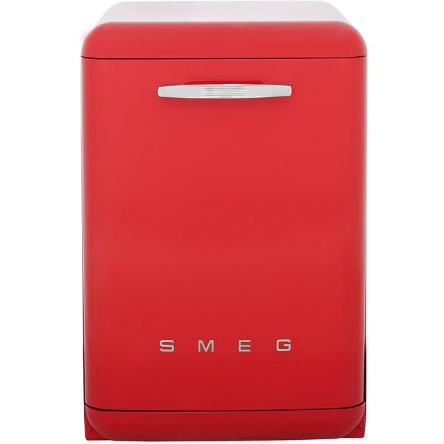 Smeg 50's Retro Free Standing Dishwasher in Red Smeg 50's Retro Free Standing Dishwasher in Red