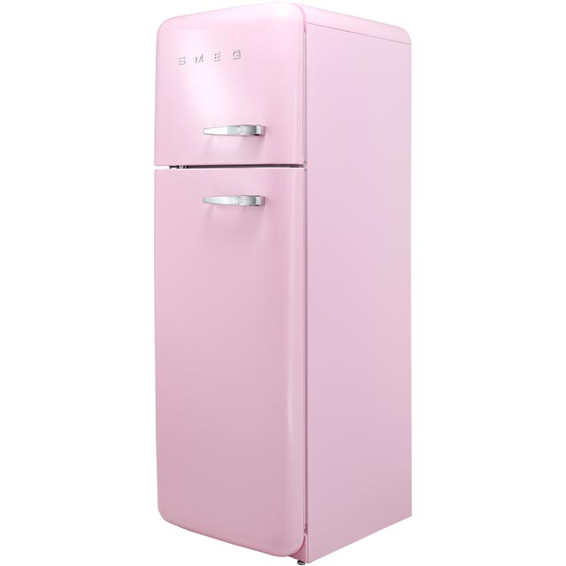Smeg Left Hand Hinge FAB30LPK3 70/30 Fridge Freezer - Pink - A+++ Rated - FAB30LPK3_PK - 1