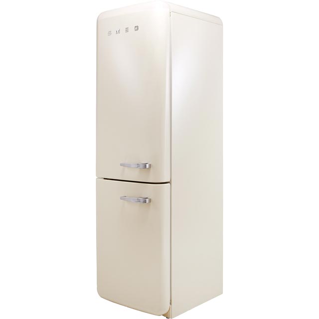 Smeg Left Hand Hinge FAB32LCR3UK 60/40 Frost Free Fridge Freezer - Cream - A+++ Rated - FAB32LCR3UK_CR - 1