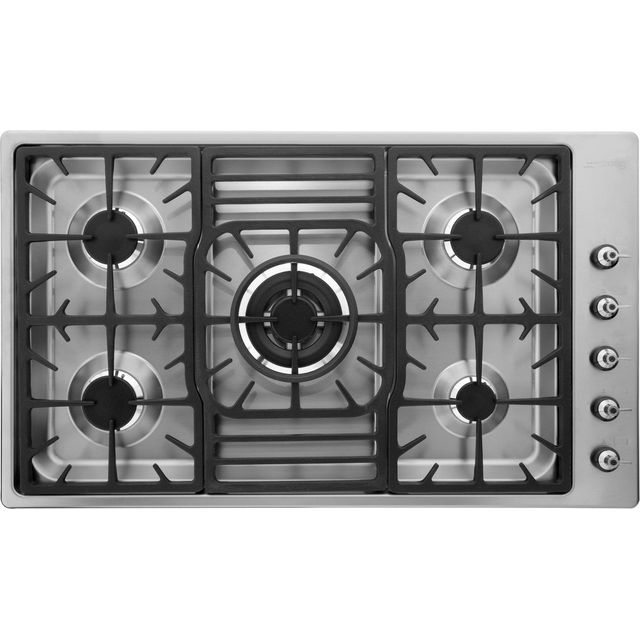 Smeg PGF95-4 Built In Gas Hob - Stainless Steel - PGF95-4_SS - 1