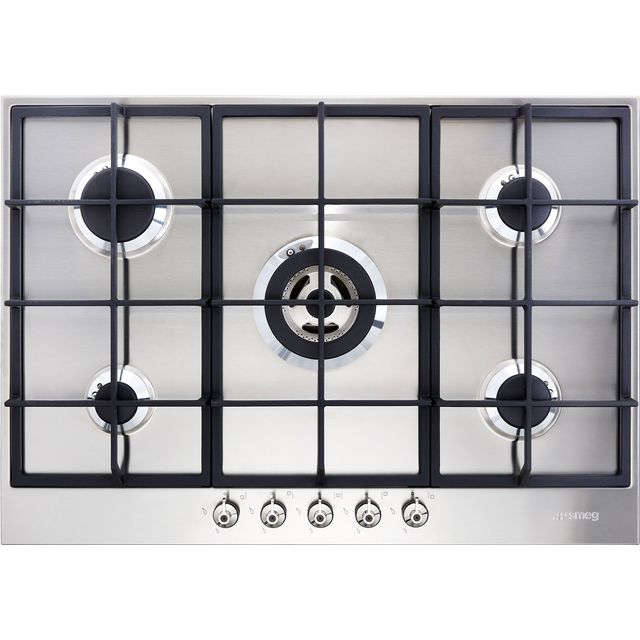 Smeg Classic PX375 Built In Gas Hob - Stainless Steel - PX375_SS - 1