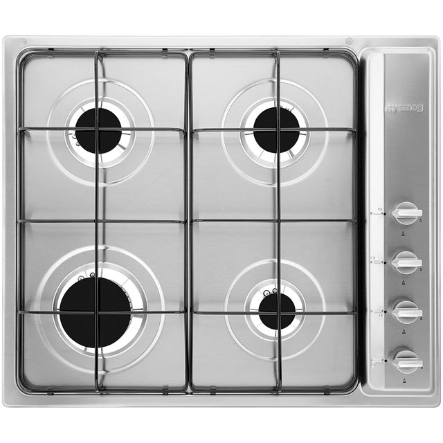Smeg Cucina S64S Built In Gas Hob - Stainless Steel - S64S_SS - 1
