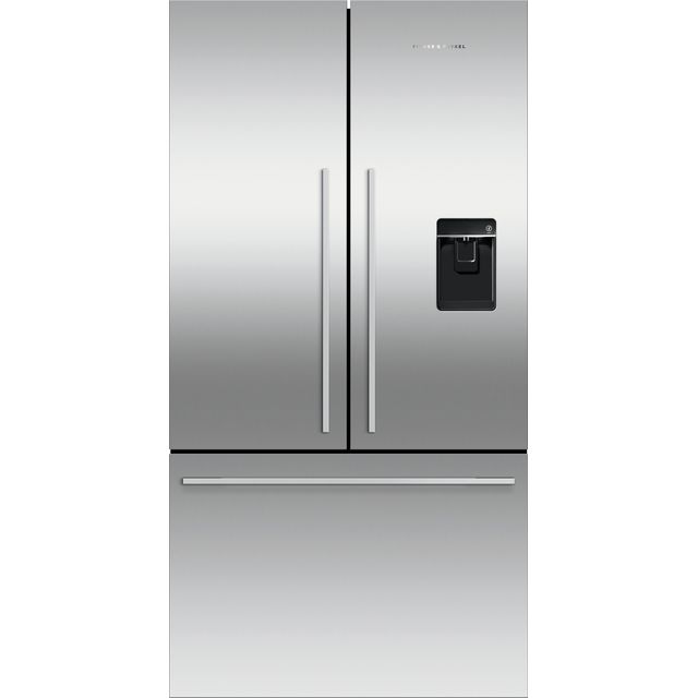 Fisher & Paykel Series 7 Contemporary RF540ADUX6 Wifi Connected Plumbed Frost Free American Fridge Freezer - Stainless Steel - E Rated