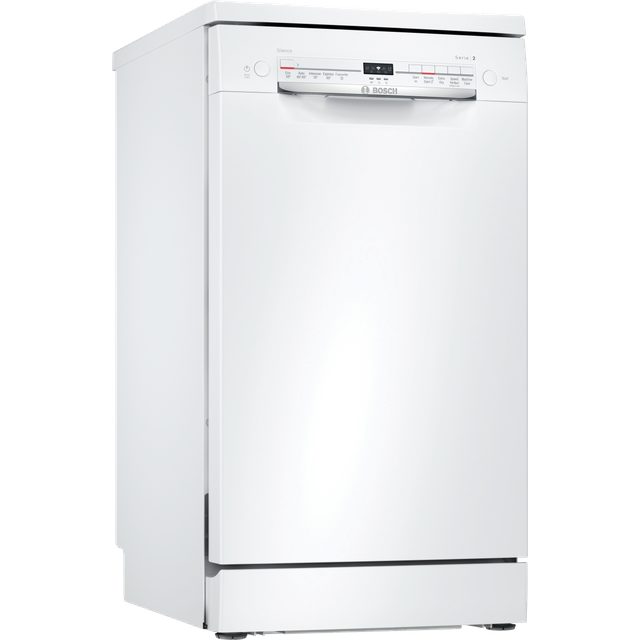 Bosch Serie 2 SPS2IKW04G Wifi Connected Slimline Dishwasher - White - F Rated