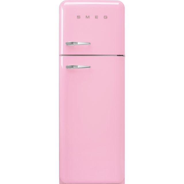 Smeg Right Hand Hinge FAB30RPK5 80/20 Fridge Freezer – Pink – D Rated