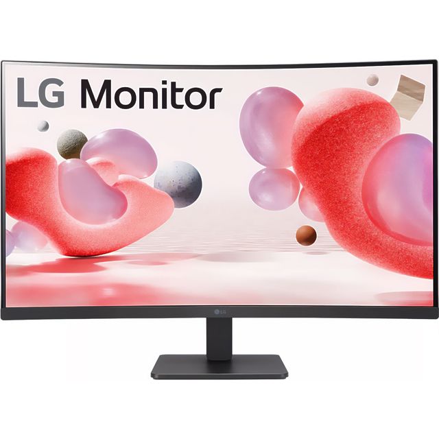 LG 32 Full HD Curved Monitor with AMD FreeSync - Black