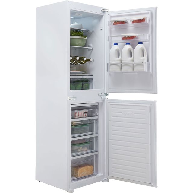 Stoves INT50FF Integrated 50/50 Frost Free Fridge Freezer with Sliding Door Fixing Kit - White - F Rated