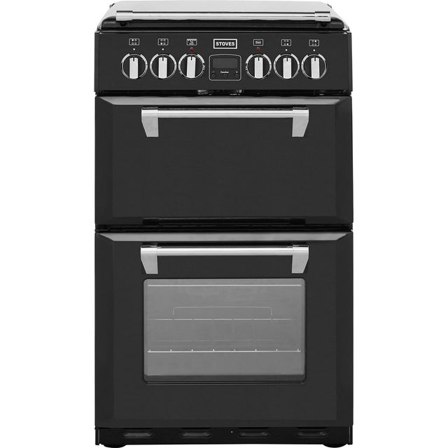 Stoves Mini Range RICHMOND550E 55cm Electric Cooker with Ceramic Hob - Black - A/A Rated
