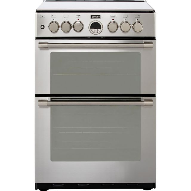 Stoves Sterling STERLING600DF 60cm Dual Fuel Cooker - Stainless Steel - A/A Rated