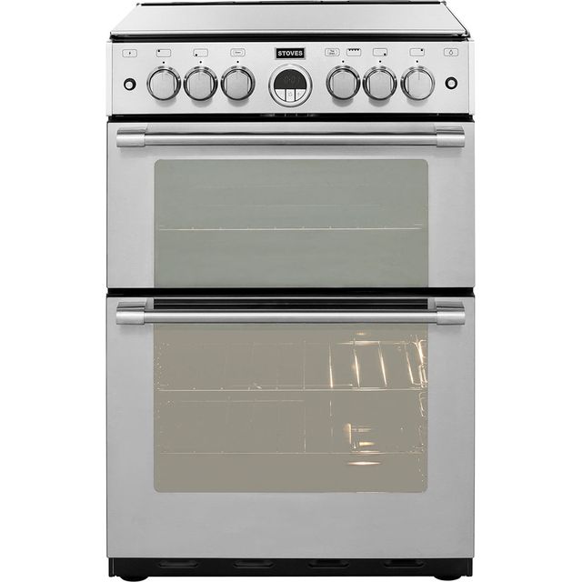 Stoves Sterling STERLING600G 60cm Gas Cooker with Full Width Electric Grill - Stainless Steel - A/A Rated