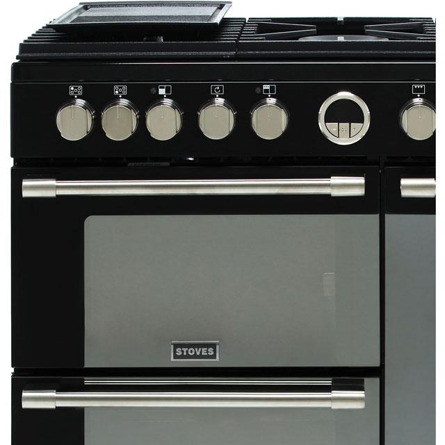 Stoves Sterling S900DF 90cm Dual Fuel Range Cooker - Stainless Steel - Sterling S900DF_SS - 2