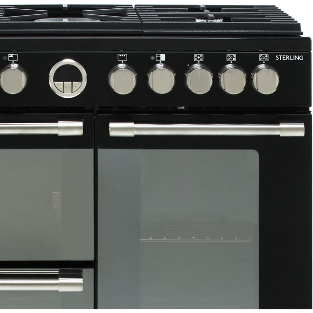 Stoves Sterling S900DF 90cm Dual Fuel Range Cooker - Stainless Steel - Sterling S900DF_SS - 3