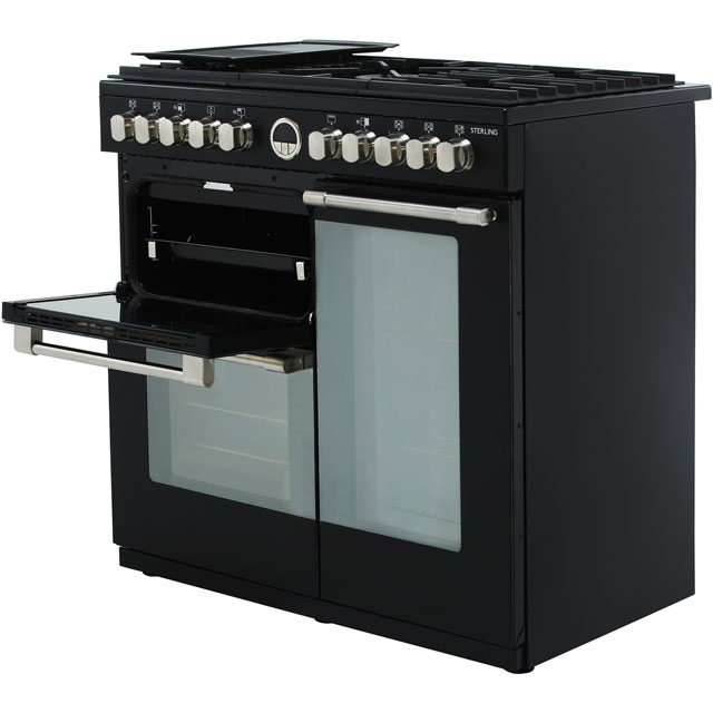Stoves Sterling S900DF 90cm Dual Fuel Range Cooker - Stainless Steel - Sterling S900DF_SS - 4