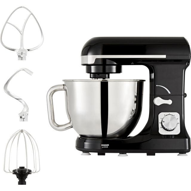 Tower T12033 Stand Mixer with 5 Litre Bowl - Black