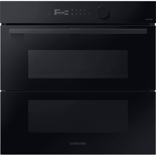 Samsung Series 5 Dual Cook Flex NV7B5750TAK Wifi Connected Built In Electric Single Oven with Pyrolytic Cleaning - Black Glass - A+ Rated