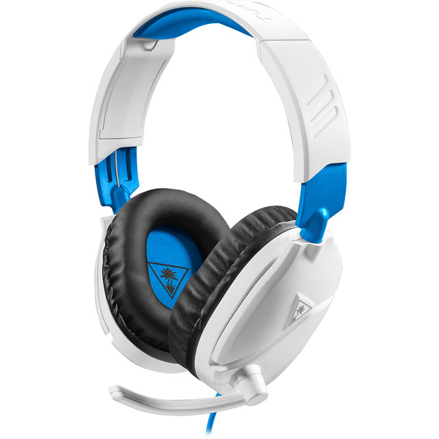 Turtle Beach Recon 70P for PlayStation Gaming Headset - White / Blue