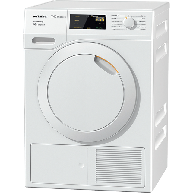 Miele T1 Active Family TDD230WP 8Kg Heat Pump Tumble Dryer - White - A++ Rated