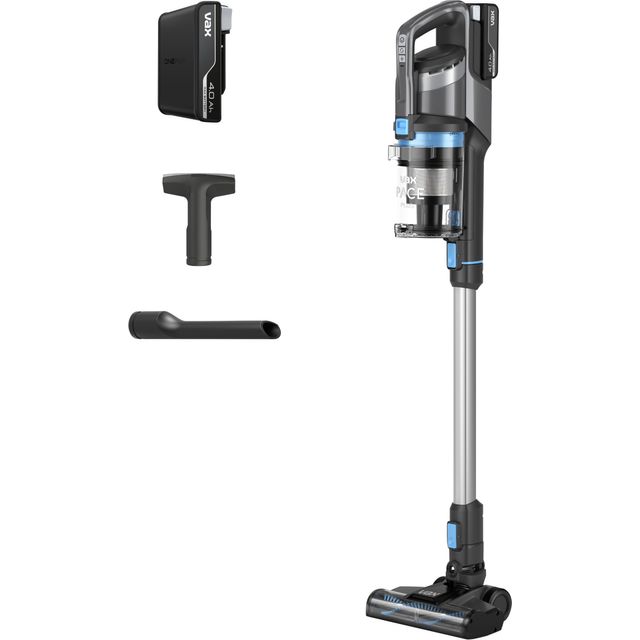 Vax Pace Plus Cordless Vacuum Cleaner with up to 40 Minutes Run Time - Graphite / Silver - CLSV-PAKA