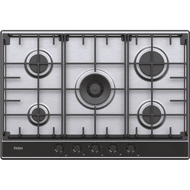 Haier Series 2 HAHG74S2X Built In Gas Hob - Stainless Steel - HAHG74S2X_SS - 1