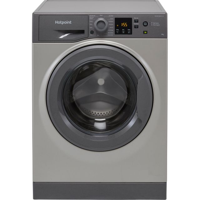 Hotpoint NSWM945CGGUKN 9kg Washing Machine with 1400 rpm - Graphite - B Rated