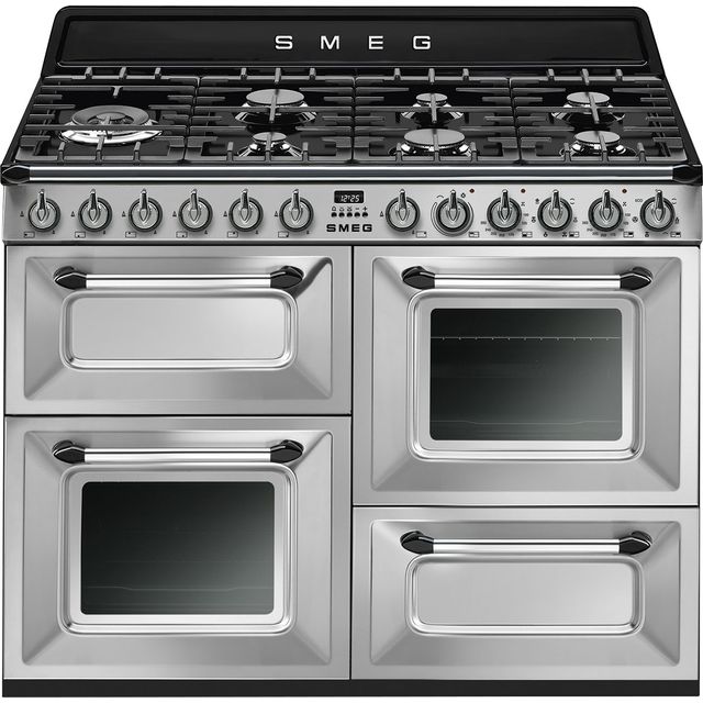 Smeg Victoria TR4110X-1 110cm Dual Fuel Range Cooker - Stainless Steel - A/A Rated