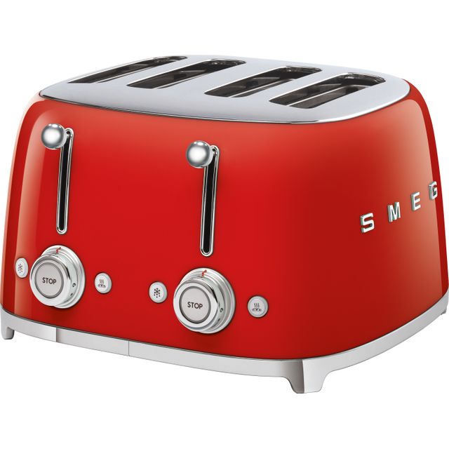 Smeg 50s Retro TSF03RDUK 4 Slice Toaster - Red