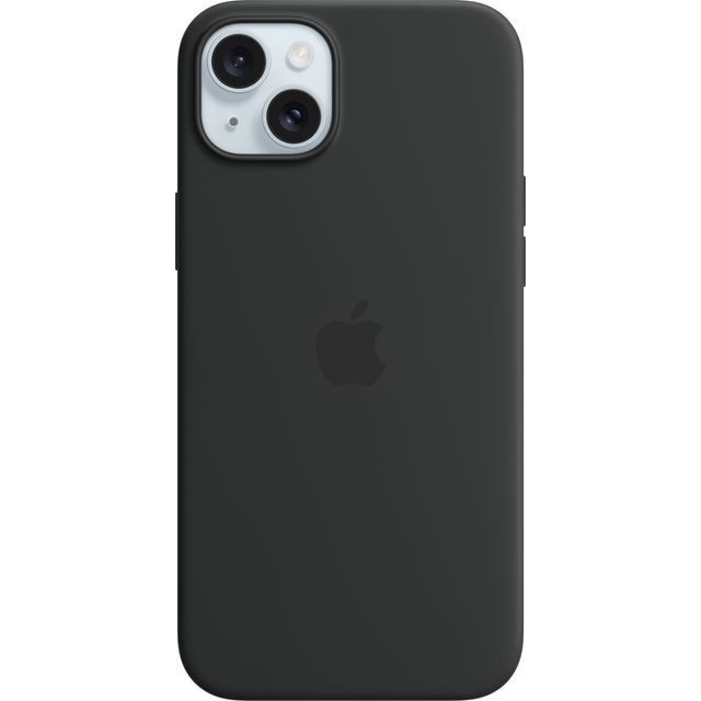 Apple iPhone 15 Plus Silicone Case with MagSafe - Black ​​​​​​​