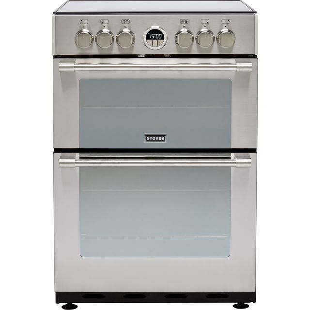 Stoves STERLING600E 60cm Electric Cooker with Ceramic Hob – Stainless Steel – A/A Rated