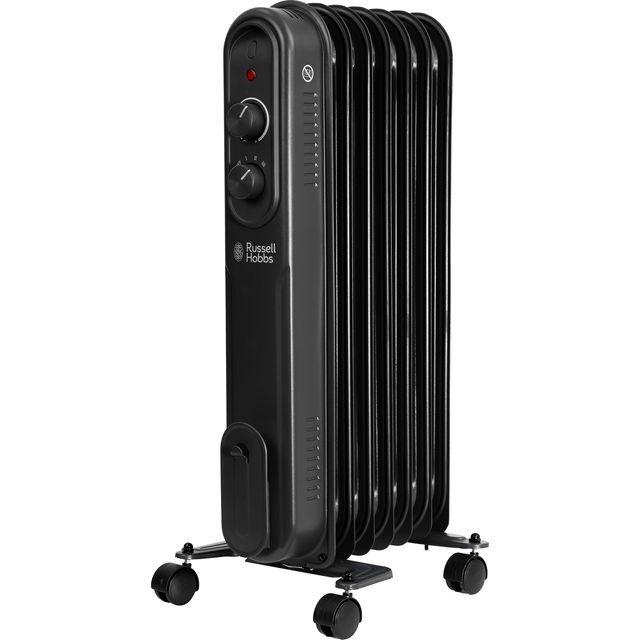 Russell Hobbs 7 Fin RHOFR7004B Oil Filled Radiator 1500W - Black