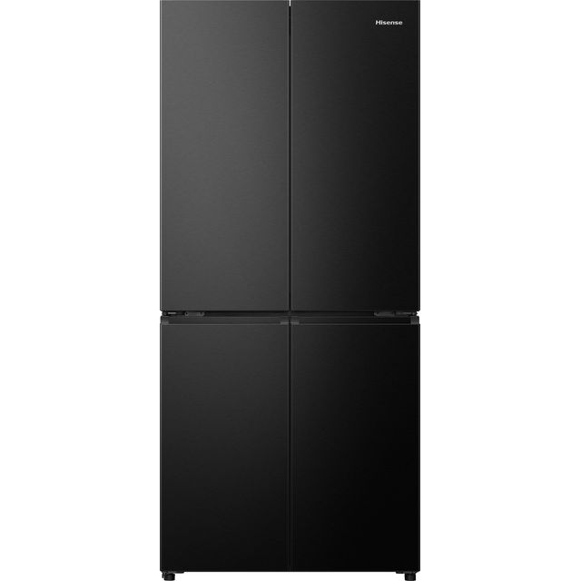 Hisense PureFlat RQ5P470SAFD Wifi Connected Total No Frost American Fridge Freezer - Black Stainless Steel - D Rated