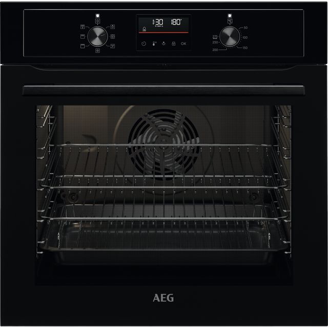 AEG 6000 SurroundCook BCX33501KB Built In Electric Single Oven - Black - A Rated