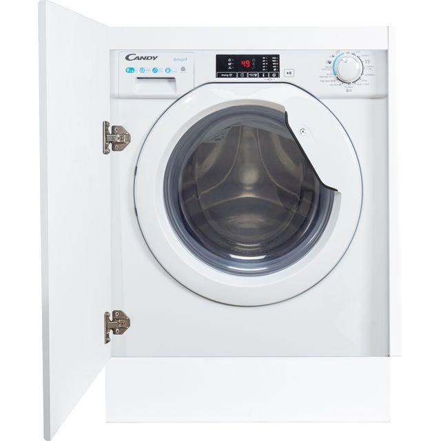 Candy CBD495D1WE/1 Integrated 9Kg / 5Kg Washer Dryer with 1400 rpm – White – E Rated [Wash&Dry], C Rated [Wash Only]