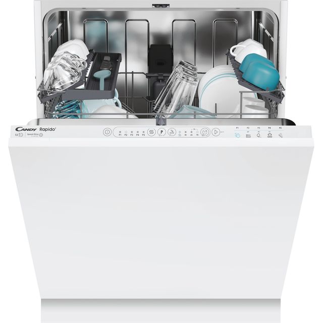 Candy CI3E53E0W Fully Integrated Standard Dishwasher - White Control Panel - E Rated