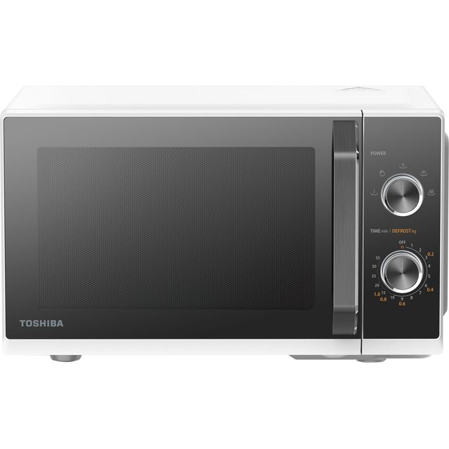 Toshiba MW3-MM20PF(WH) 26cm High, Freestanding Small Microwave - White