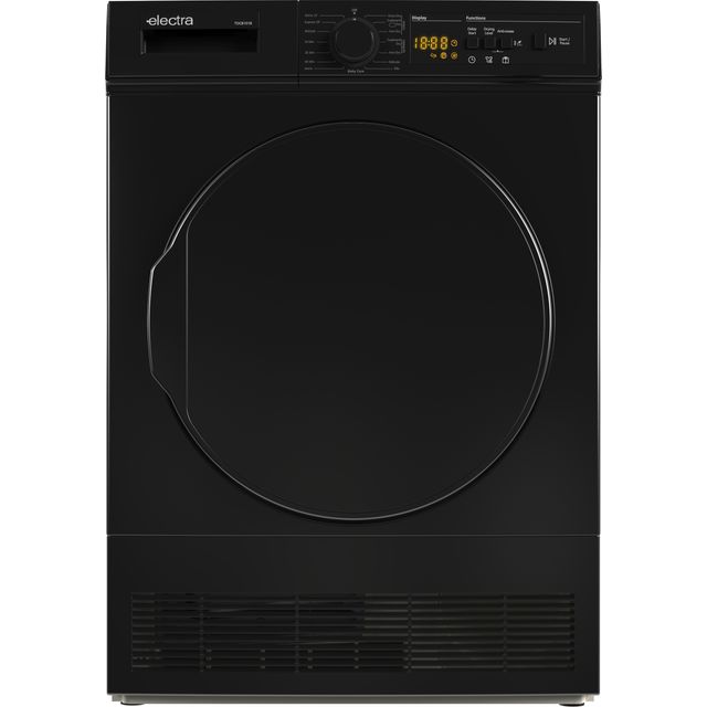 Electra TDC8101B Condenser Tumble Dryer - Black - TDC8101B_BK - 1